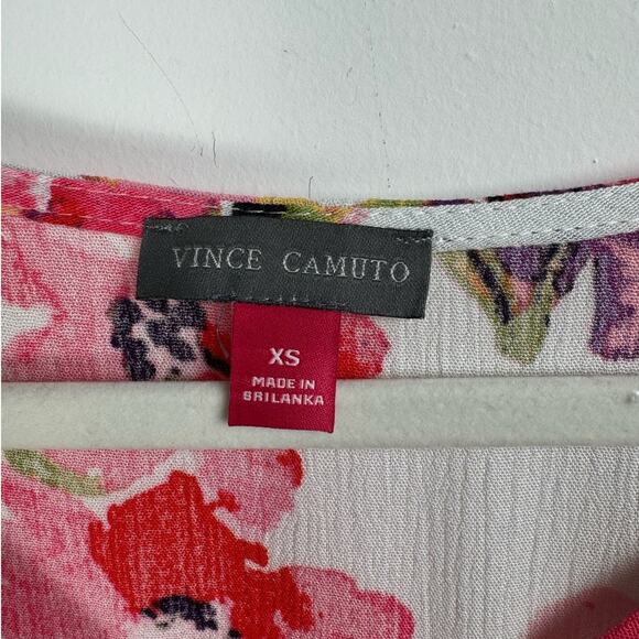 Vince Camuto Maximalist Bohemian Floral Preppy Coquette Cottagecore Blouse XS - Picture 3 of 7